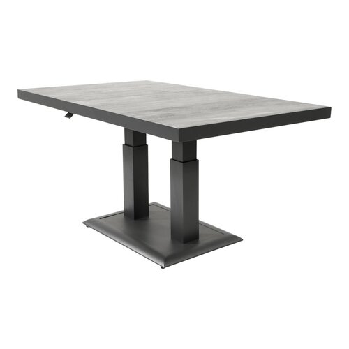Lesli verstelbare tafel prato negro 2,0  140 x 85 cm - afbeelding 1