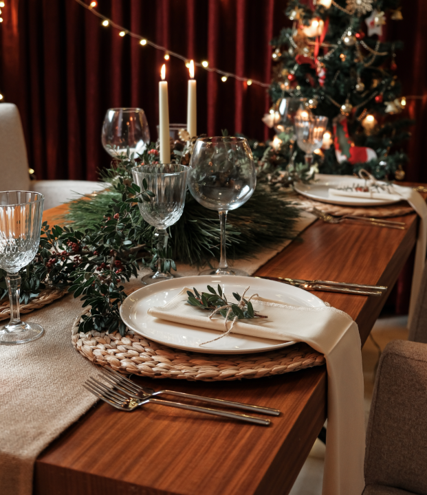 Alles voor kerst koop je op deOosteindeOnline.nl: bestel jouw tafelkleed en servetten!