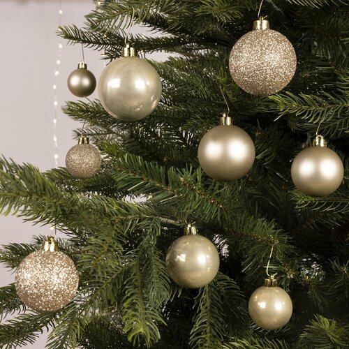 30 onbreekbare kerstballen mixkoker parel - afbeelding 3