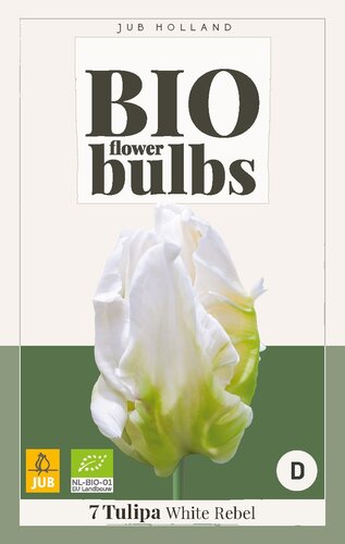 Bio Tulp white rebel 7 bollen