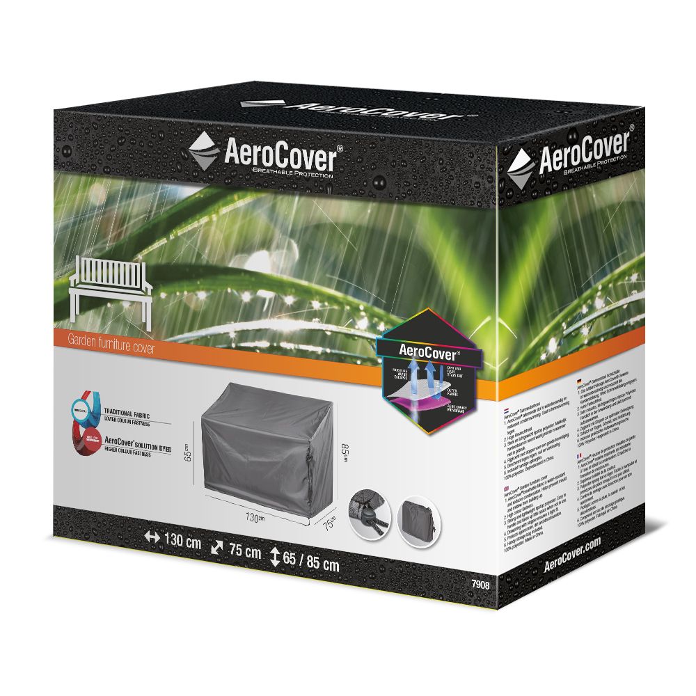 AeroCover tuinbankhoes 130x75x65-85 cm antraciet