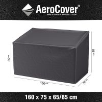 Aerocover bank hoes 160x75x65/85 cm - afbeelding 2