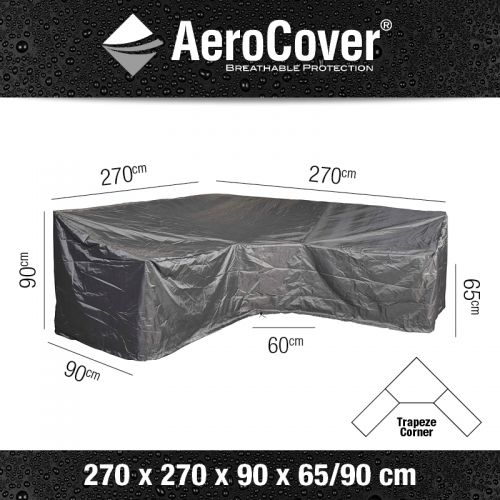 Aerocover lounge cover trapeze 270x270x90 cm - afbeelding 2