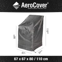 Aerocover stapelstoelhoes 67x67x80/110 cm - afbeelding 2