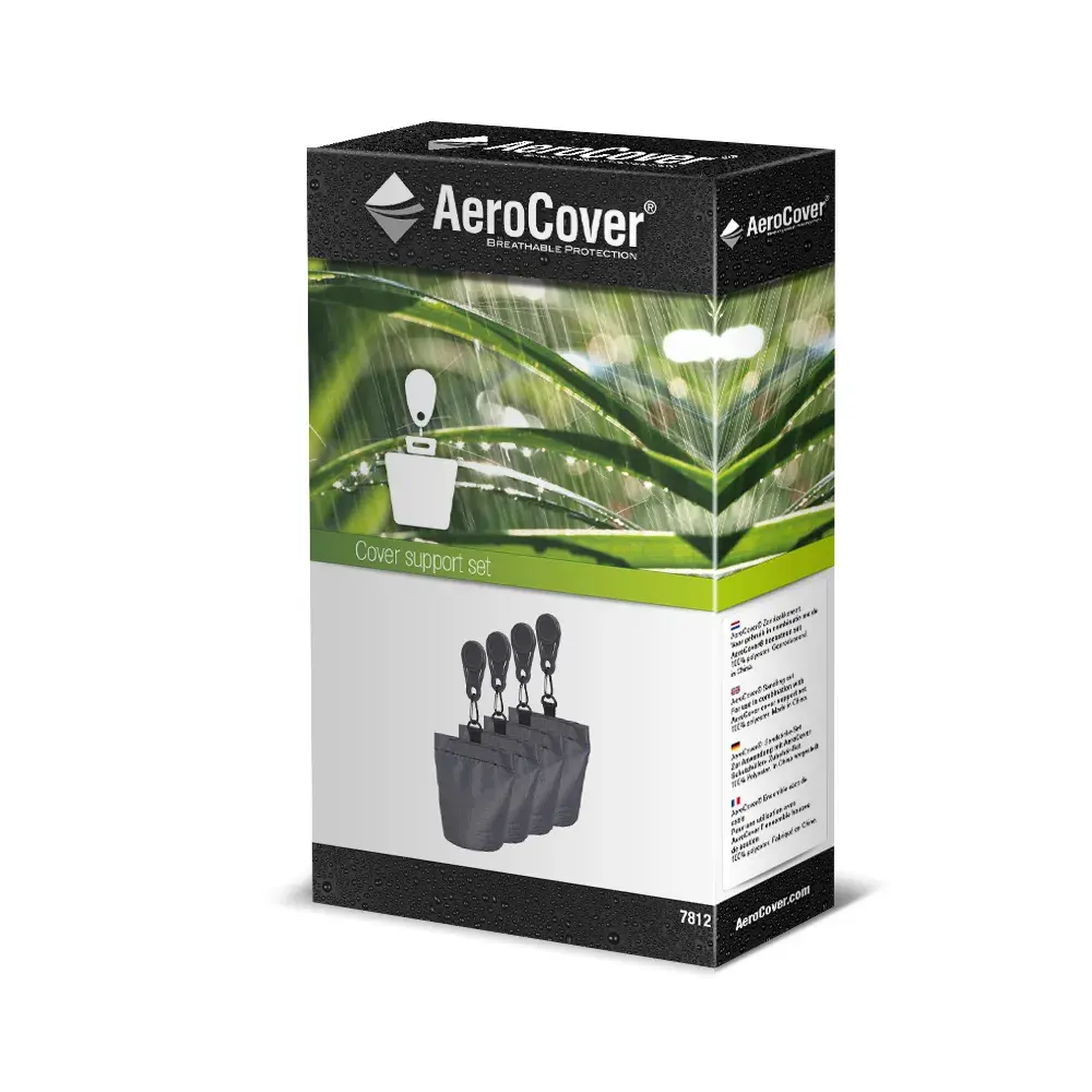 Aerocover 4x beschermhoes zandkussen antraciet