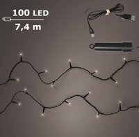 Basic duracharge lights 100 lamps klassiek warm - afbeelding 1