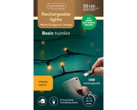 Basic duracharge lights 50 lamps klassiek warm - afbeelding 2