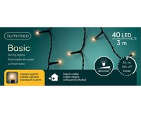 Basic kerstverlichting LED 40 klassiek warm rice lights - afbeelding 2