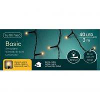 Basic kerstverlichting LED 40 klassiek warm rice lights - afbeelding 2
