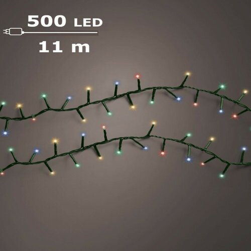 Basic kerstverlichting LED compact 500 multi - afbeelding 1