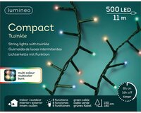 Basic kerstverlichting LED compact 500 multi - afbeelding 2