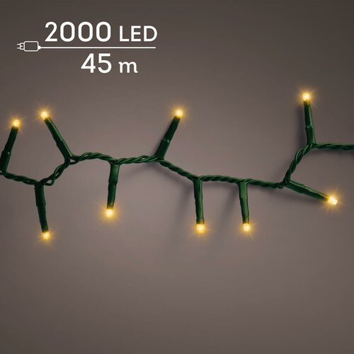 Basic kerstverlichting led compact rice lights 2000 klassiek - afbeelding 1