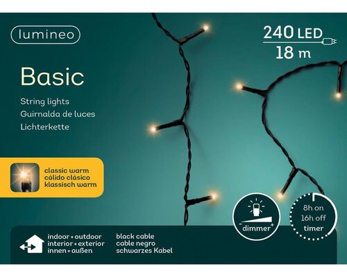 Basic Kerstverlichting LED rice lights 240 klassiek warm - afbeelding 2