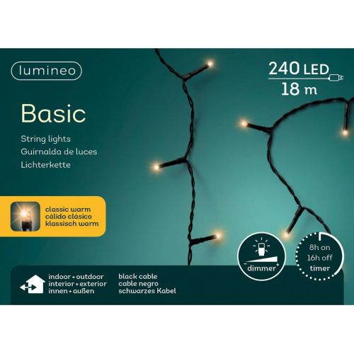 Basic Kerstverlichting LED rice lights 240 klassiek warm - afbeelding 2
