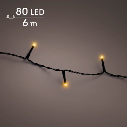 Basic kerstverlichting LED rice lights 80 klassiek warm - afbeelding 1