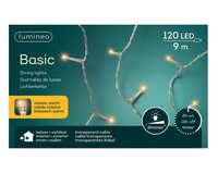 Basic LED rice lights transparant 120 klassiek warm - afbeelding 2