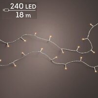 Basic LED rice lights transparant 240 klassiek warm