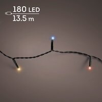 Basic led verlichting multicolour 180 lampjes - afbeelding 1