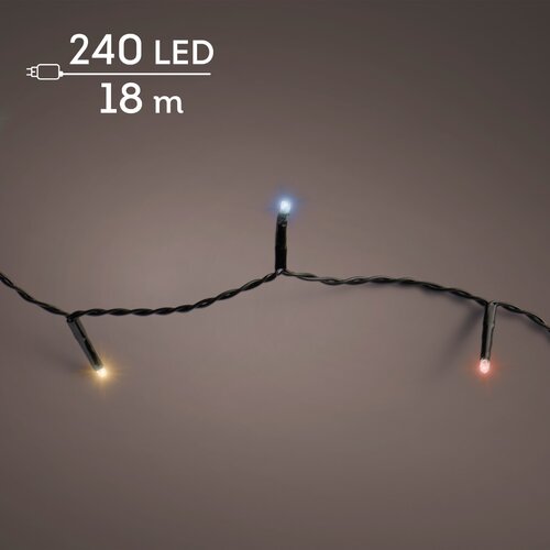 Basic Led verlichting multicolour 240 lampjes - afbeelding 1