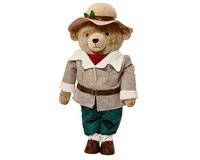Beer polyester 88 cm bruin dichte jas