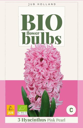 Bio Hyacint pink pearl 3 bollen - afbeelding 1