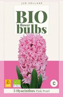 Bio Hyacint pink pearl 3 bollen - afbeelding 2