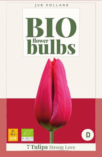 Bio tulp strong love 7 bollen - afbeelding 1