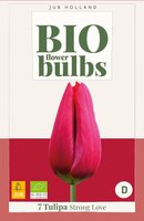 Bio tulp strong love 7 bollen - afbeelding 2