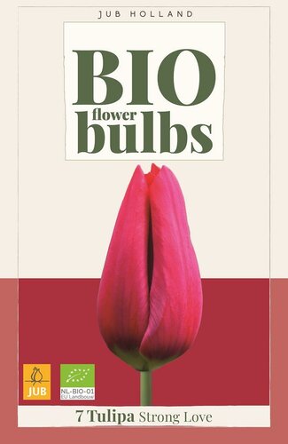 Bio tulp strong love 7 bollen - afbeelding 1