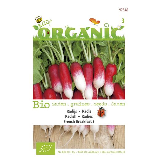 Bio Zaden Organic Radijs French Breakfast huismerk kopen in de aanbieding Bio Zaden Organic Radijs French Breakfast huismerk kopen in de aanbieding