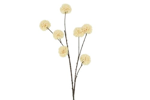 Countryfield zijden bloem chrysanthemum 107 cm wit