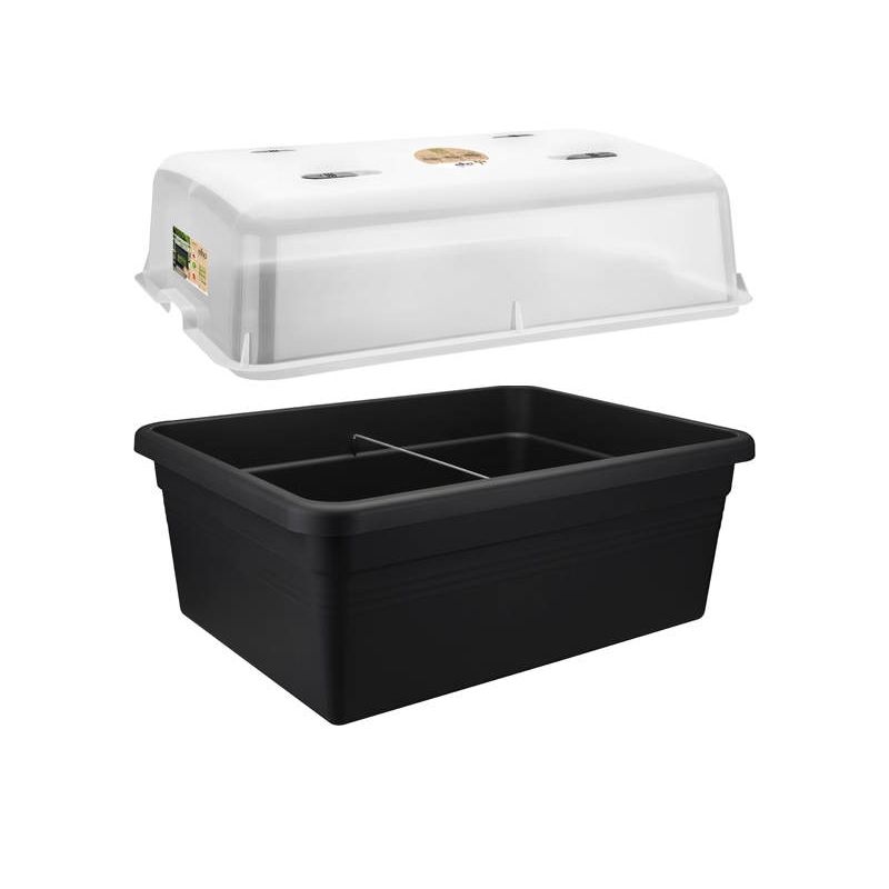 Elho Green Basics Movable Garden Living Black Met Deksel huismerk kopen in de aanbieding