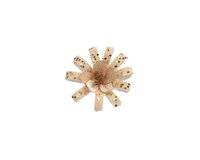 Bloem op clip 18 cm burgundy