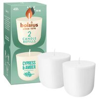 Bolsius cleanlight navulling Cypress & Amber 2 stuks