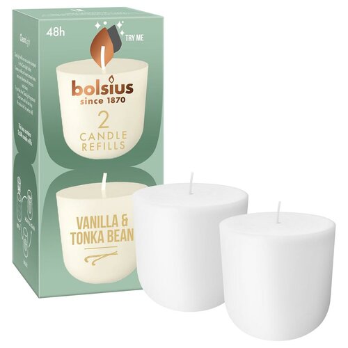 Bolsius cleanlight navulling Vanille & Tonkaboon