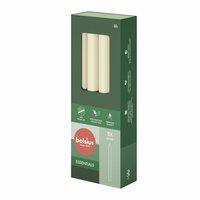 Bolsius dinerkaars 8 stuks soft pearl 23 cm