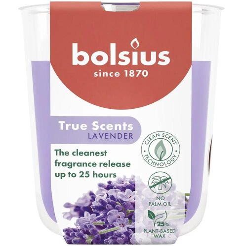 Bolsius geurglas true scents lavender S