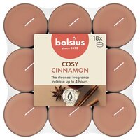 Bolsius geurtheelicht true scents apple cinnamon 18 stuks