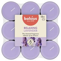 Bolsius geurtheelicht true scents lavender 18 stuks