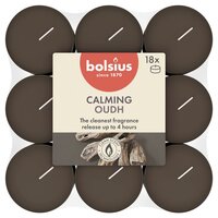 Bolsius geurtheelicht true scents oud wood 18 stuks
