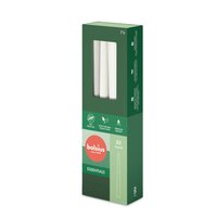 Bolsius gotische dinerkaars 8 stuks cloudy white 24,5 cm