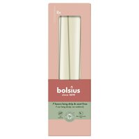 Bolsius gotische dinerkaars 8 stuks soft pearl 24,5 cm