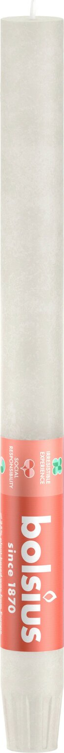 Bolsius huishoudkaars rustiek 27 cm sandy grey