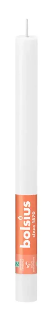 Bolsius huishoudkaars rustiek 27 cm wolkenwit