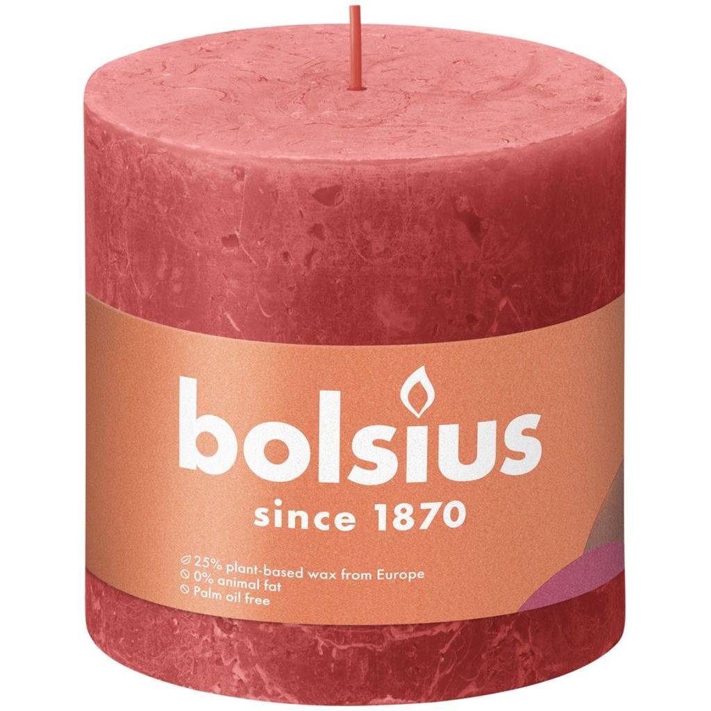 Bolsius Rustiek stompkaars 100-100 Pink