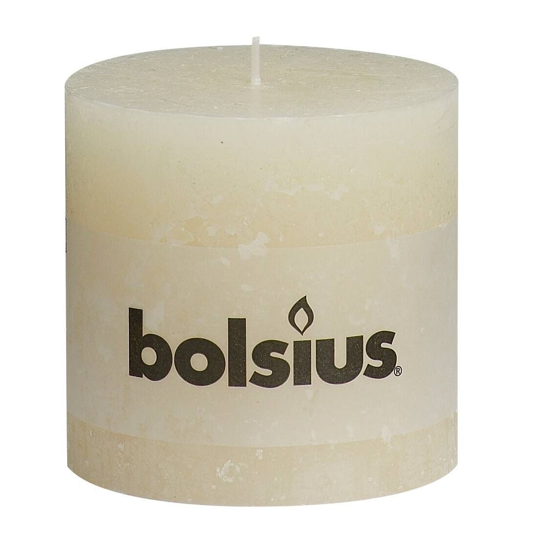 Bolsius Kaars Rustiek 10X10 Cm Ivoor huismerk kopen in de aanbieding