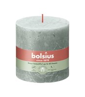 Bolsius kaars rustiek 10x10 cm jade green