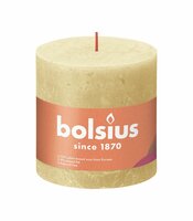 Bolsius kaars rustiek 10x10 cm oat beige