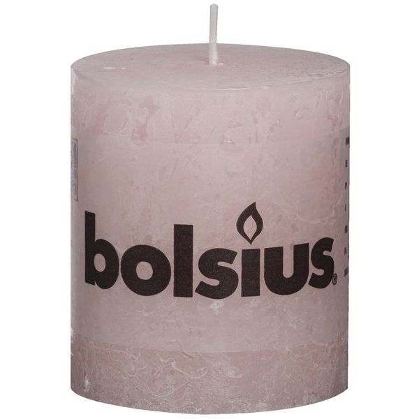 Bolsius Kaars Rustiek 10X10 Cm Pastel Roze huismerk kopen in de aanbieding Bolsius Kaars Rustiek 10X10 Cm Pastel Roze huismerk kopen in de aanbieding