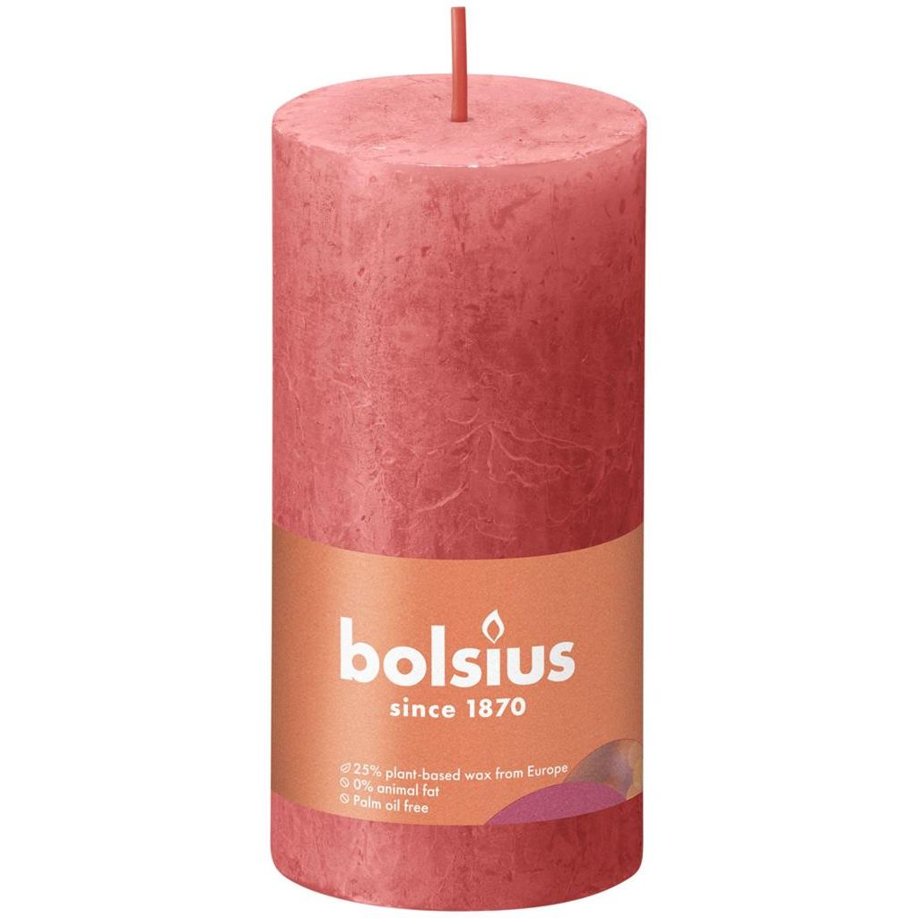 Bolsius Rustiek stompkaars 100-50 Pink